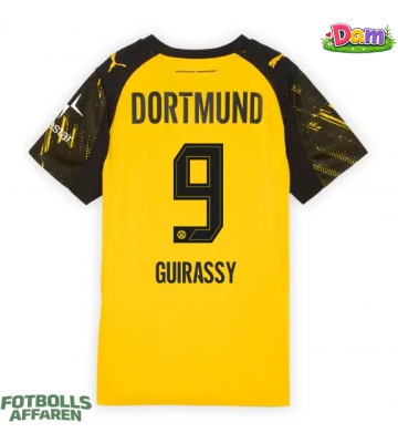 Borussia Dortmund Serhou Guirassy #9 Hemmatröja Kvinnor 2025-26 Kortärmad